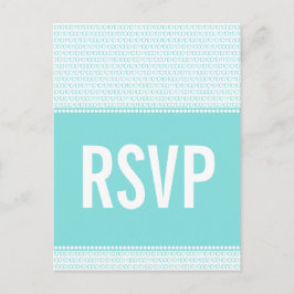 Código binario de Moda geek, tarjeta postal RSVP, 