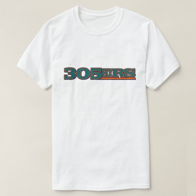 (código de área de Miami) camiseta 305ers (Diseño del anverso)