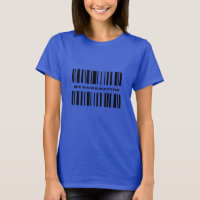 CÓDIGO DE BAR DE Generación Z Camiseta