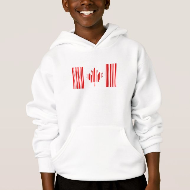 CÓDIGO DE BARRAS DE LA BANDERA DE CANADÁ Código de (Anverso)