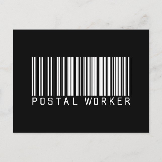 Código de barras del trabajador postal (Anverso)