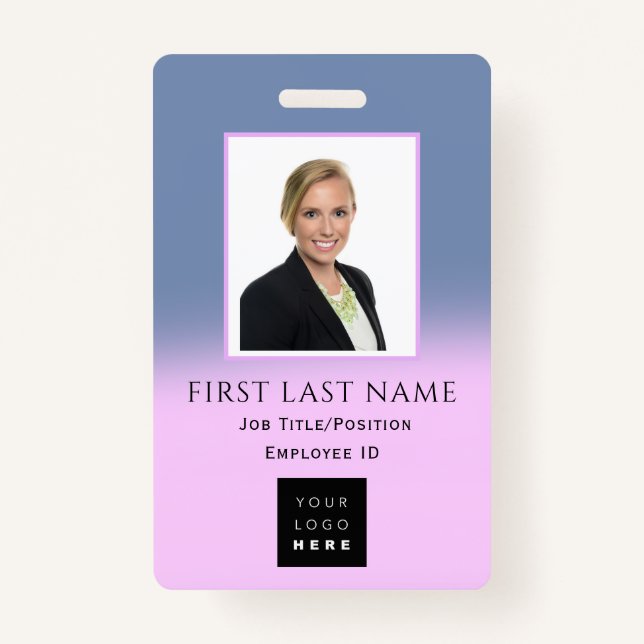 Código de barras Nombre de la tarjeta de identific (Anverso)