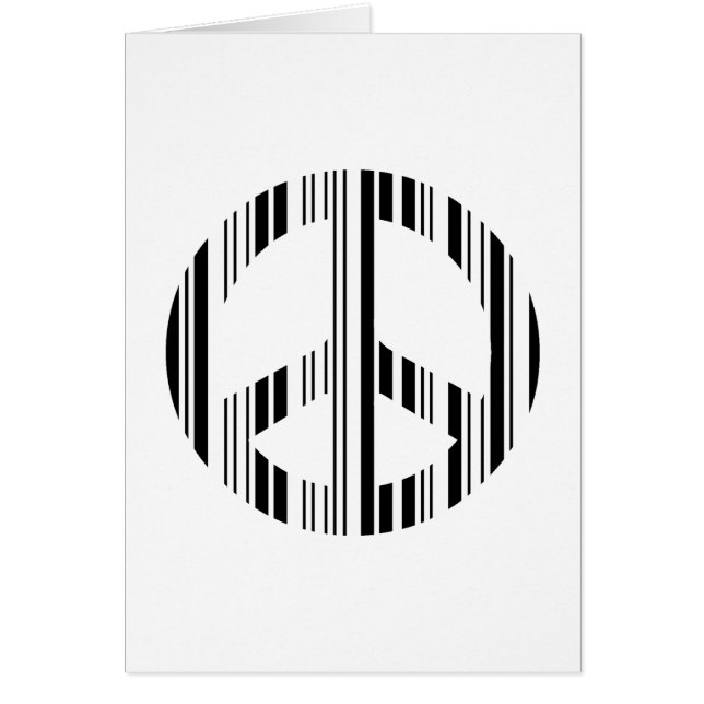 CÓDIGO DE BARRAS SIGNO DE PAZ Diseño de patrón de  (Frente)