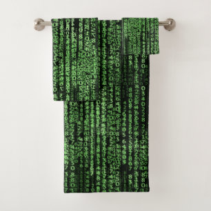 Código de equipo de matriz verde negro