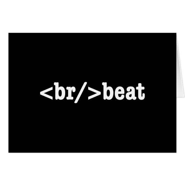 código HTML de salto (Anverso (Horizontal))