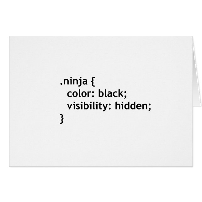 código ninja, script (Anverso (Horizontal))
