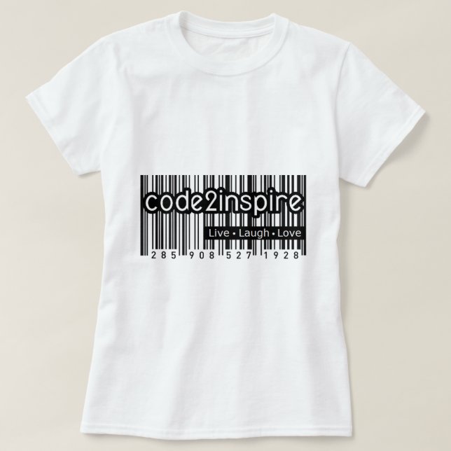 Código para inspirar camiseta (Diseño del anverso)