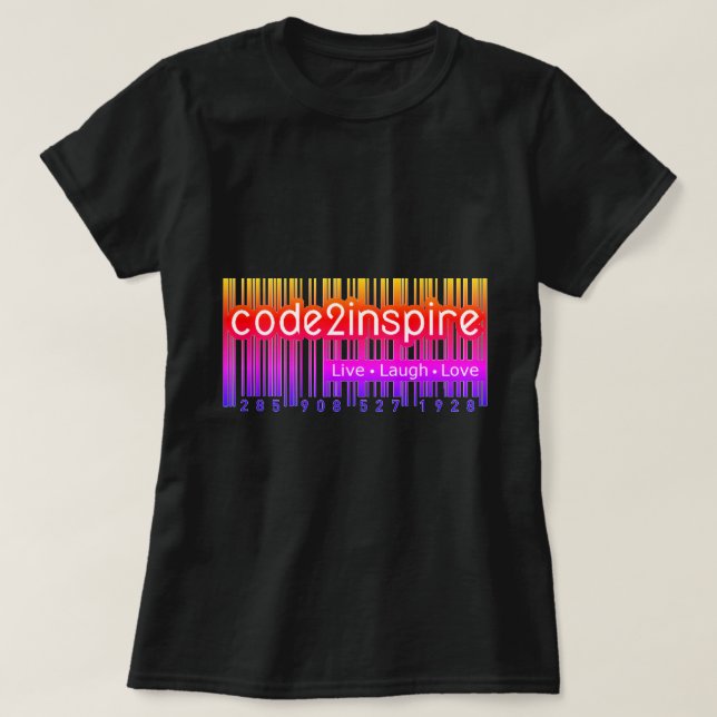 Código para inspirar camiseta (Diseño del anverso)