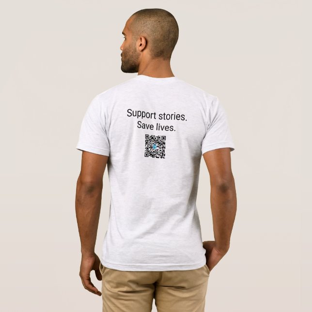 Codigo QR alto vivo camiseta Jersey T-Shirt (Reverso completo)