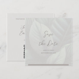 Código QR de Boda Invitación de Fecha de Guarda