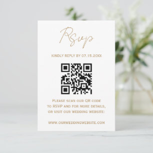 Código QR de confirmación de asistencia de boda co