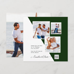 CÓDIGO QR de FOTO moderno Invitar o guardar fecha