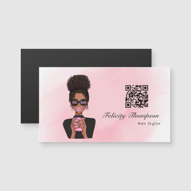 Código QR de Girl Boss (Anverso/Reverso)