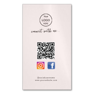 Código QR de Instagram en Facebook   Tarjeta de pr