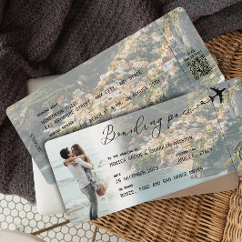 Código QR de la boda de destino de la tarjeta de e