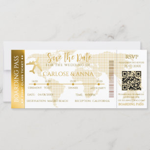 Código QR de la boda de destino de la tarjeta de e