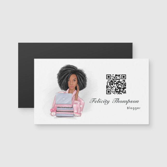 Código QR de la jefa bloguera (Anverso/Reverso)