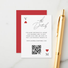 Código QR de la tarjeta de juego del casino de Veg