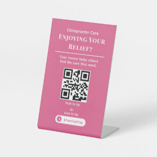 Código QR de negrita para señal de propina Propi