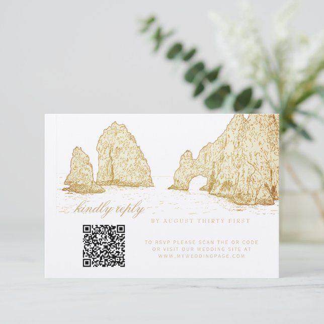 Código QR de respuesta amable El Arco Cabo San Luc (Anverso de pie)