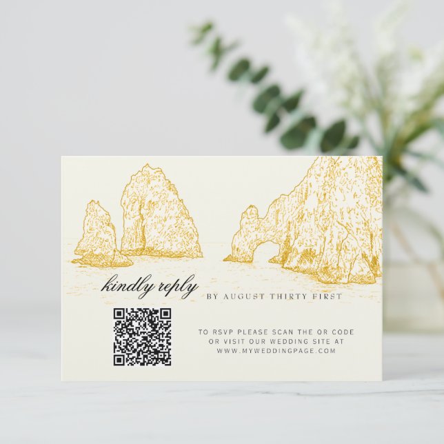 Código QR de respuesta amable El Arco Cabo San Luc (Anverso de pie)