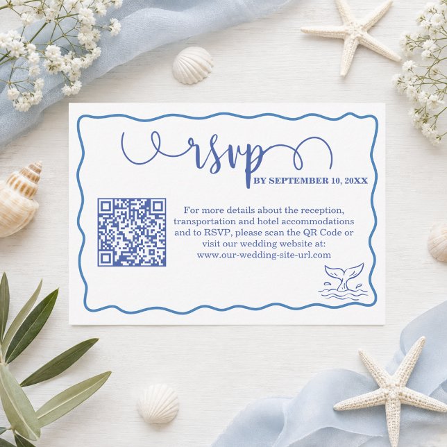 Código QR de respuesta de boda de vida marina dibu (Subido por el creador)