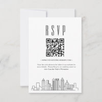 Código QR de respuesta de boda en Atlanta, Georgia