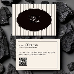 Código QR de respuesta para bodas Black Ivory Clas