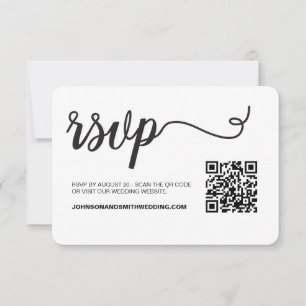 Código QR de respuesta para el sitio web de Simple