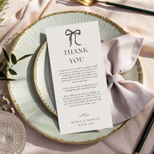 Código QR de tarjeta de agradecimiento de boda con