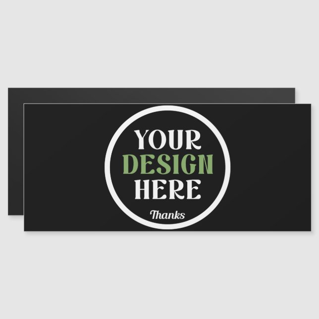 Código QR de Tarjeta de Marca Negra Personalizada  (Anverso/Reverso)