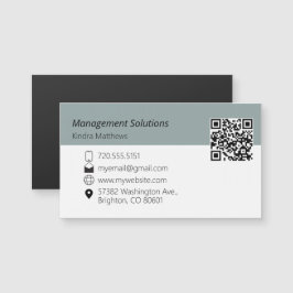 Código QR de tarjeta de visita magnética
