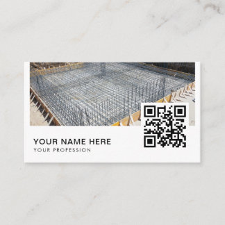 código QR de tarjetas de presentación de fundación