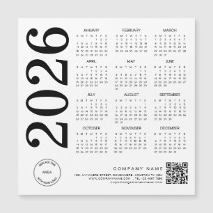 Código QR del logotipo del calendario 2025 Negros 