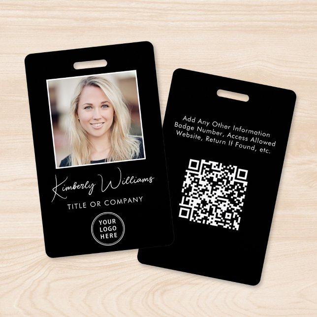 Código QR del logotipo Tarjeta de identificación d (Subido por el creador)