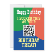 Código QR en una tarjeta