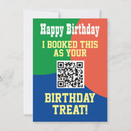 Código QR en una tarjeta