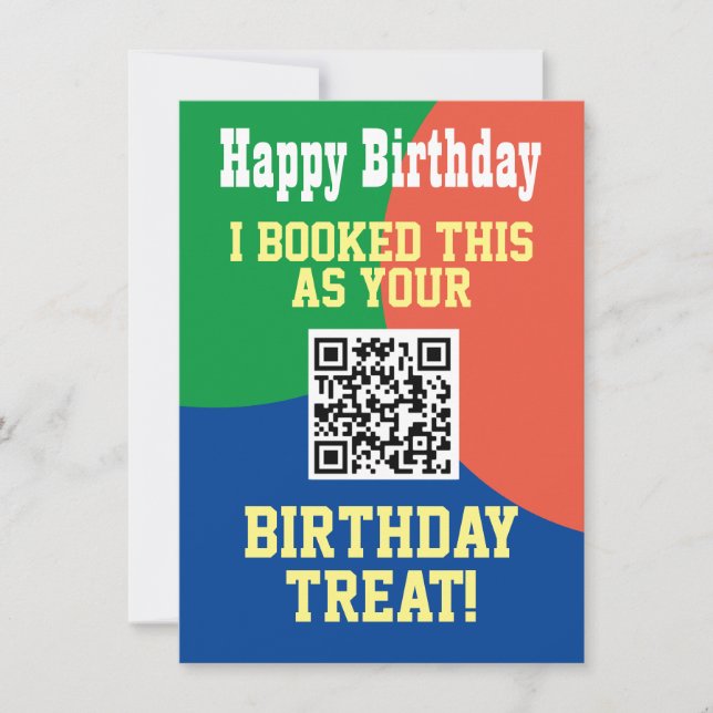 Código QR en una tarjeta (Anverso)