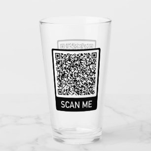 Código QR - Escanear el vidrio profesional persona