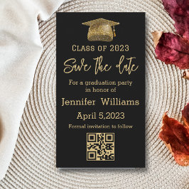 código qr guardar la Invitación de moda de graduac