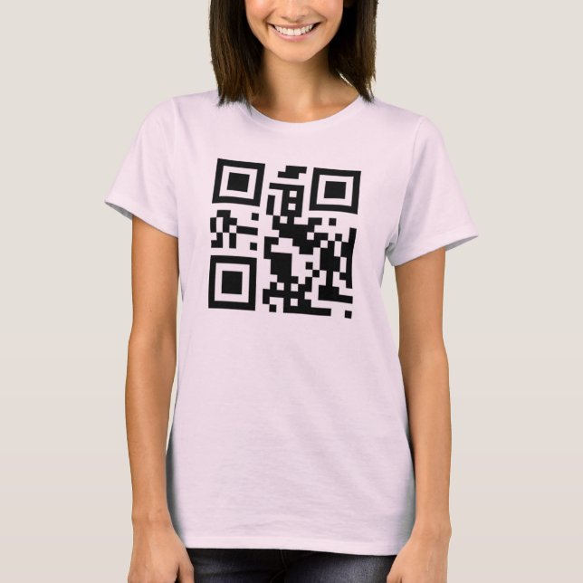 Código QR "llámame" camiseta (Anverso)