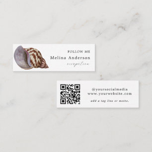 Código QR Maravilla de redes sociales Mini tarjeta