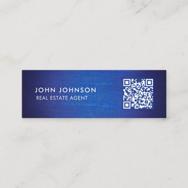 Código QR Mini tarjeta de presentación (Anverso)