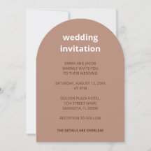 Código QR Mocha Todo En Una Invitación De Boda