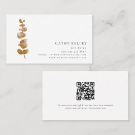 Código QR moderno Cualquier tarjeta de visita prof