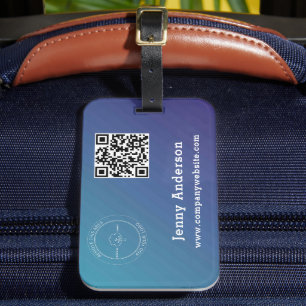 Código QR Nombre comercial y etiquetas de logotipo