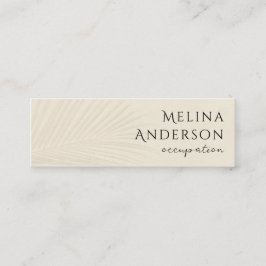 Código QR Palm Tropical Mini tarjeta de visita