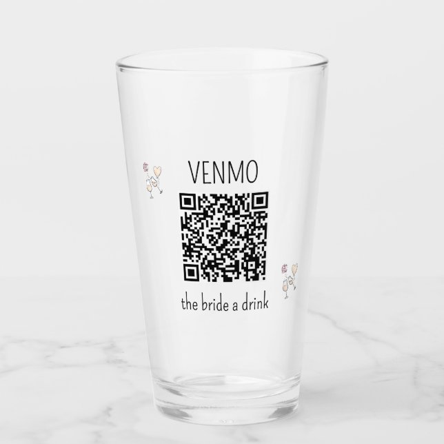 Código QR para regalar una bebida a la novia en VE (Anverso)