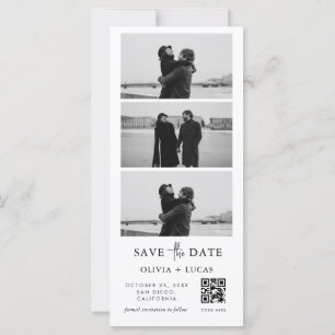Código QR personalizado Tira de fotos Boda Guardar