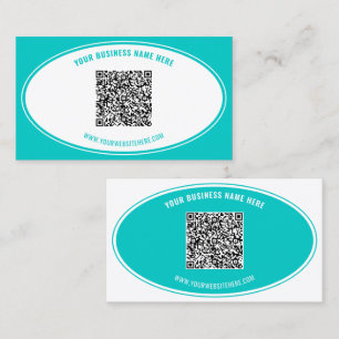 Código QR personalizado y tarjeta de presentación 